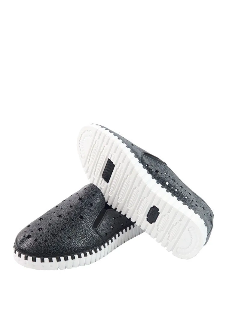 รองเท้าหนังส้นแบน - Stars Hollow Soft Leather Loafers