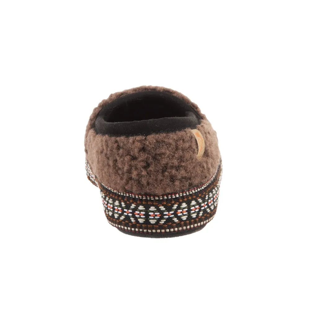 Acorn Kid’s L’il Woven Trim Moccasins