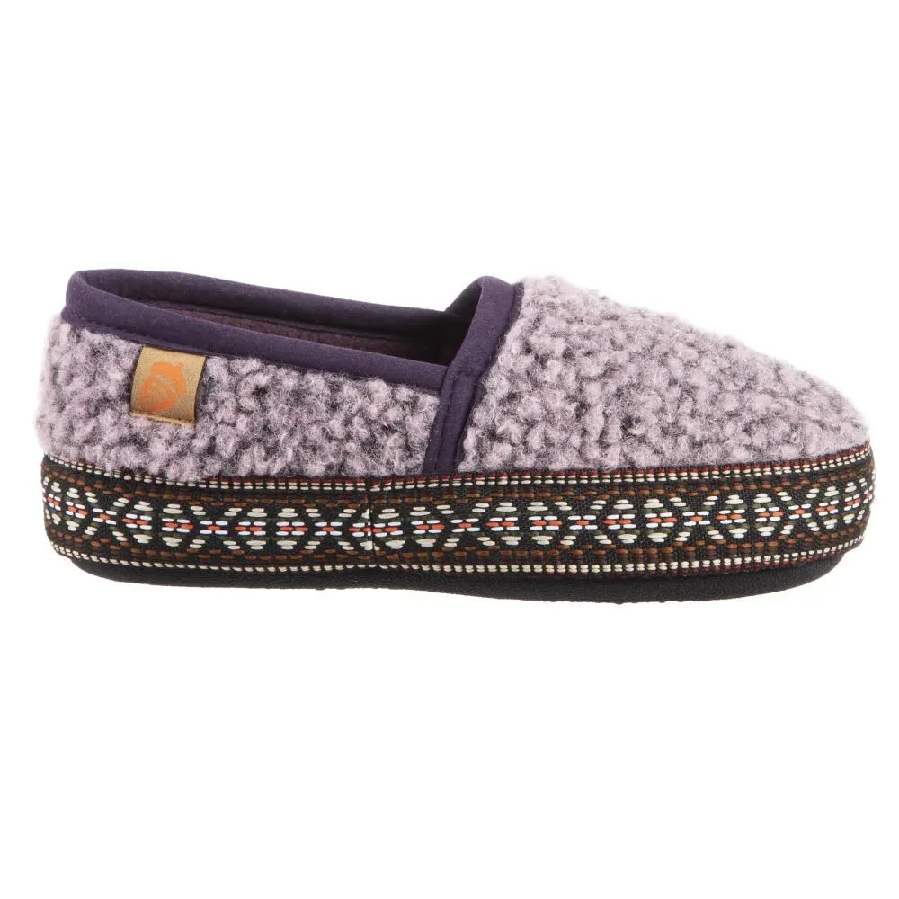 Acorn Kid’s L’il Woven Trim Moccasins