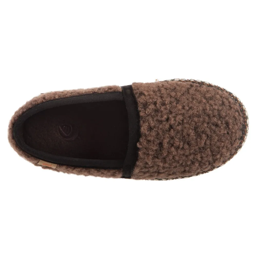 Acorn Kid’s L’il Woven Trim Moccasins