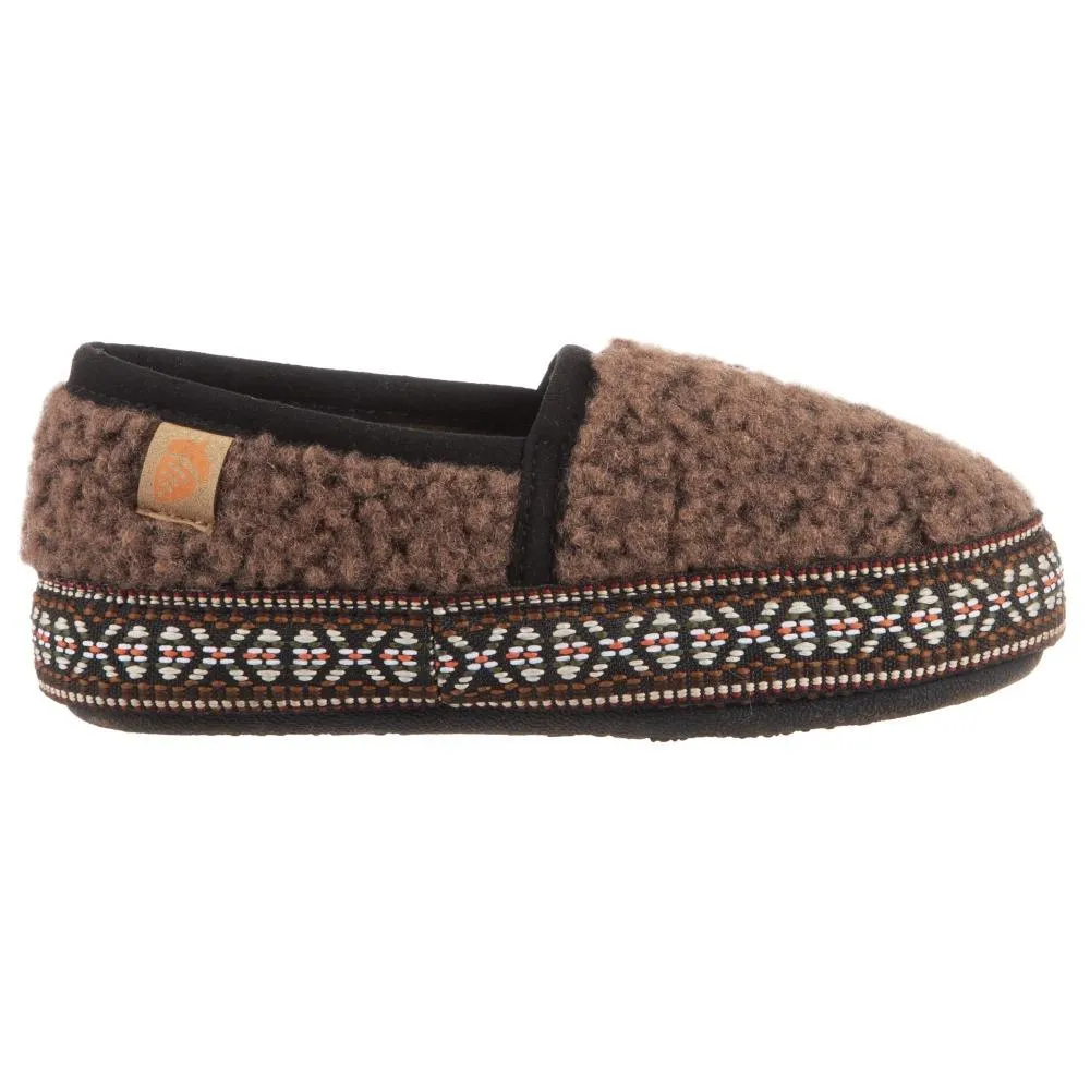 Acorn Kid’s L’il Woven Trim Moccasins