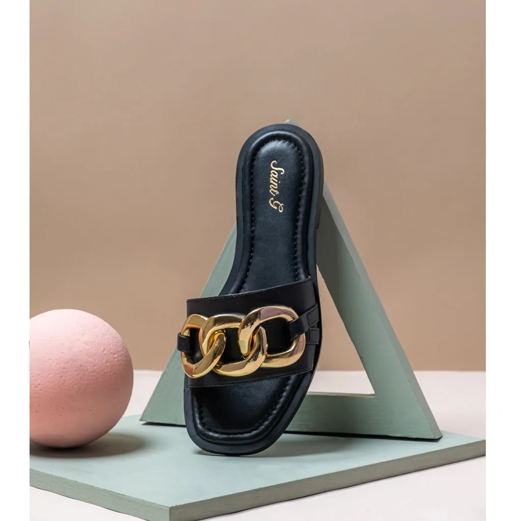 Alexa Black Slip On