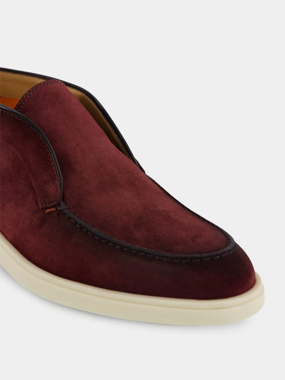 Almond-Toe Suede Boots
