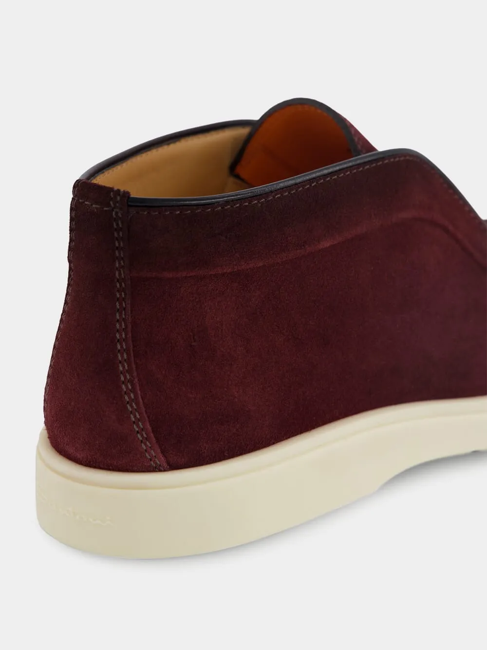 Almond-Toe Suede Boots