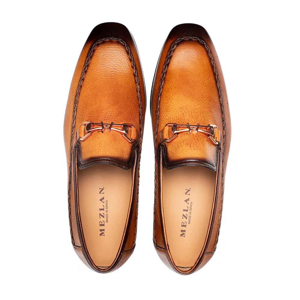 Apron Toe Deerskin Bit Loafer