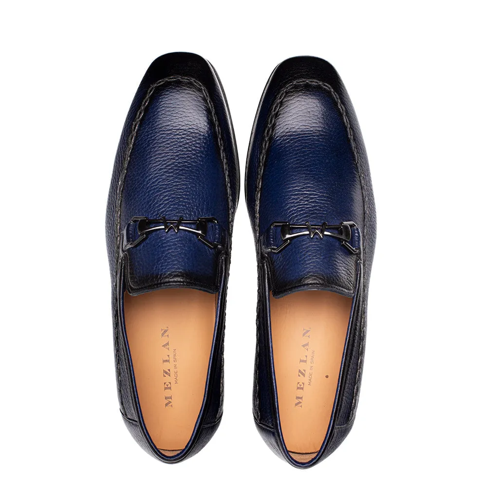 Apron Toe Deerskin Bit Loafer