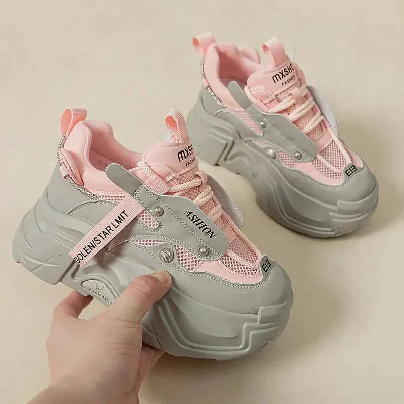 Beige Sneakers | Air Mesh Shoes for Women