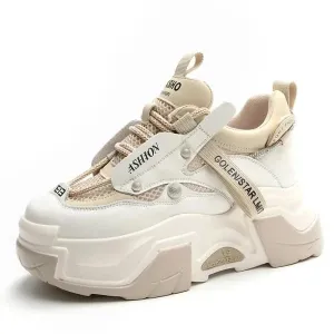 Beige Sneakers | Air Mesh Shoes for Women
