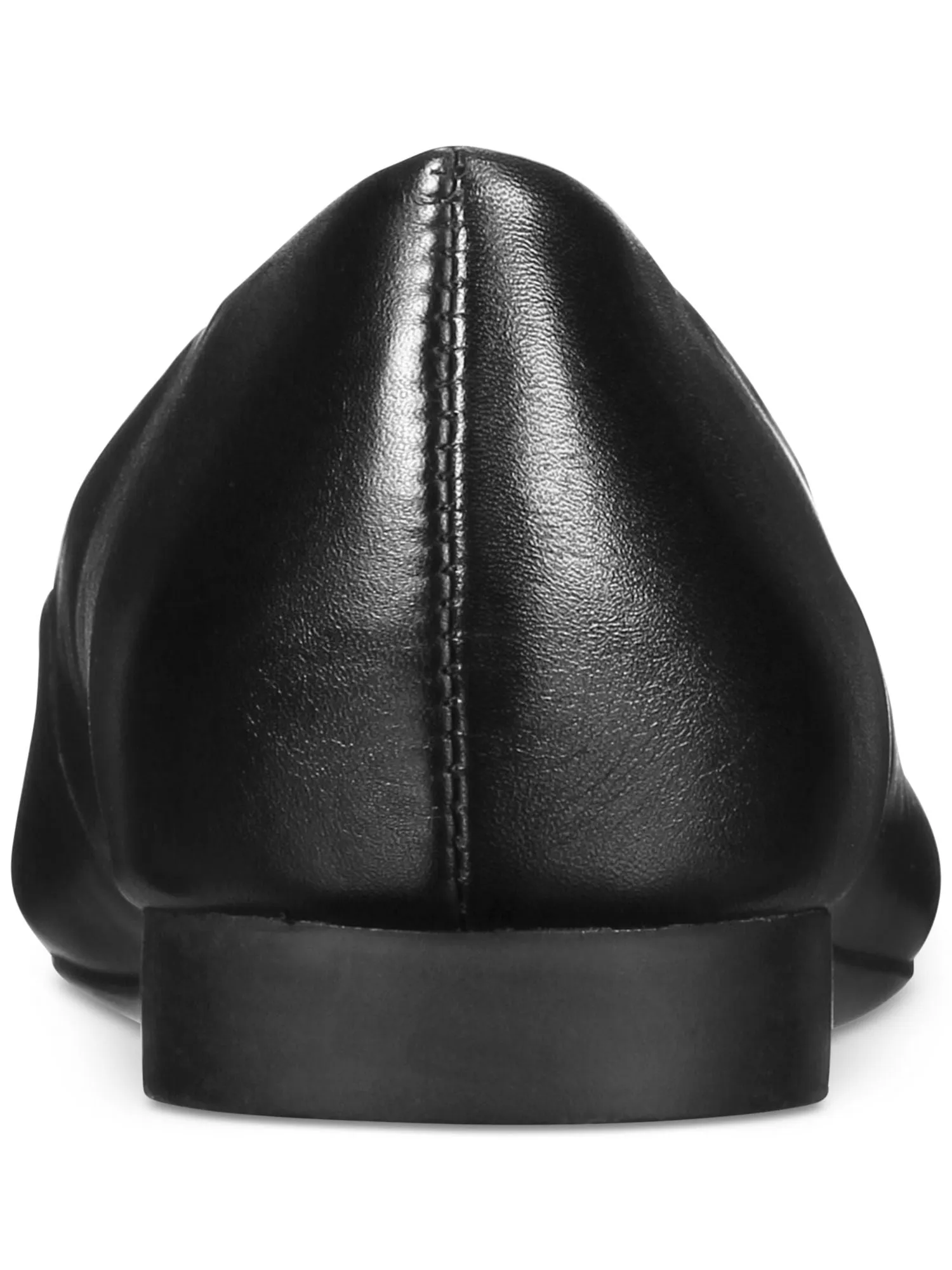 BELLA VITA Womens Black Padded Vivien Pointed Toe Slip On Leather Dress Ballet Flats WW