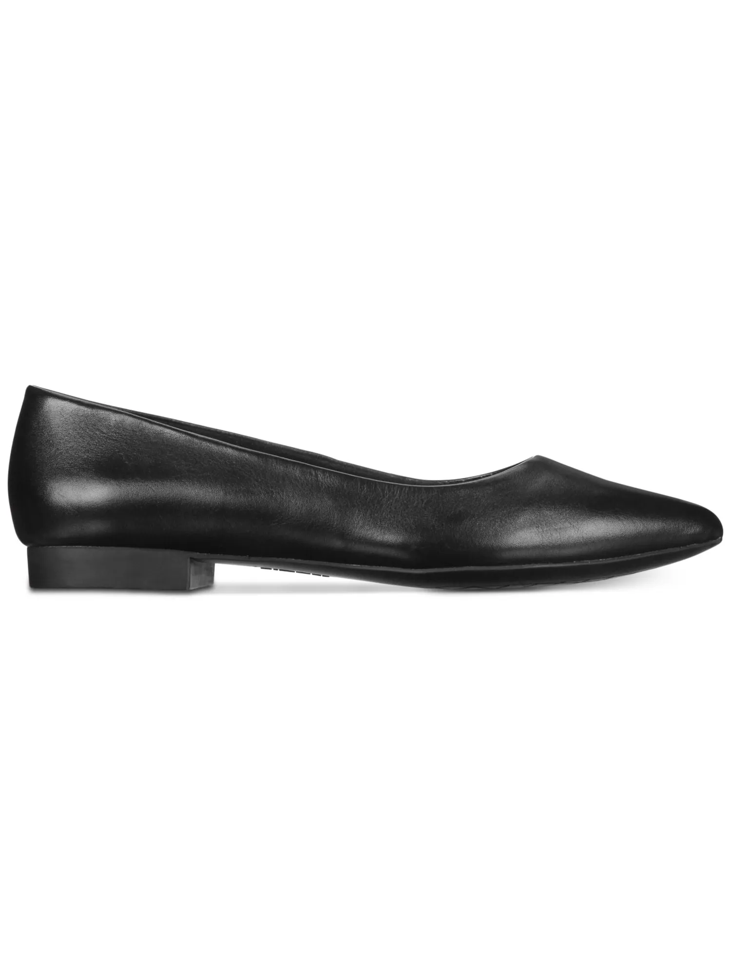 BELLA VITA Womens Black Padded Vivien Pointed Toe Slip On Leather Dress Ballet Flats WW