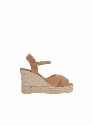 Blaudell Suede Wedge Sandals
