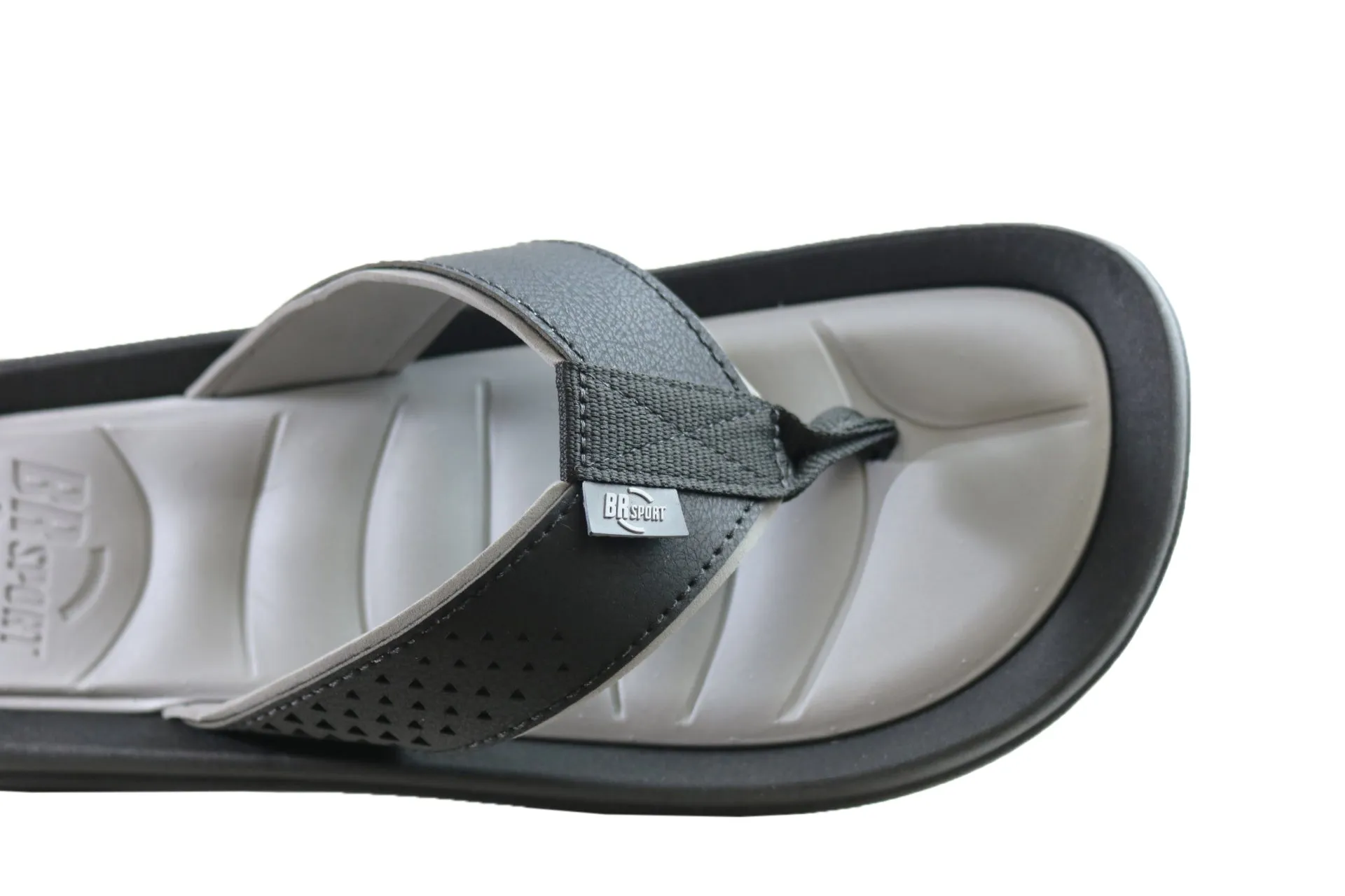 BR Sport Atlanta Mens Comfort Cushioned Thongs Sandals Made In Brazil