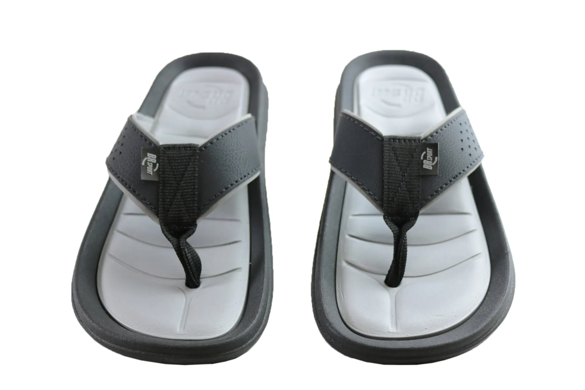 BR Sport Atlanta Mens Comfort Cushioned Thongs Sandals Made In Brazil