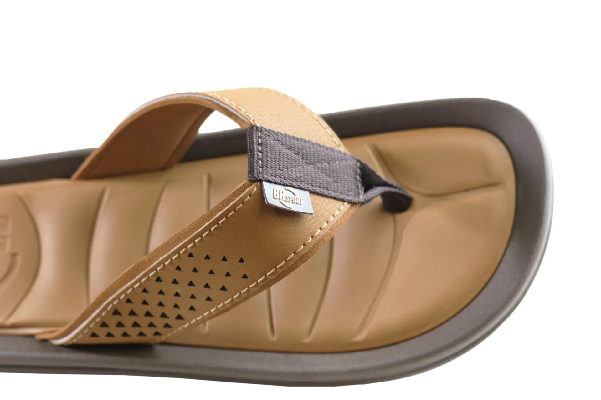 BR Sport Atlanta Mens Comfort Cushioned Thongs Sandals Made In Brazil