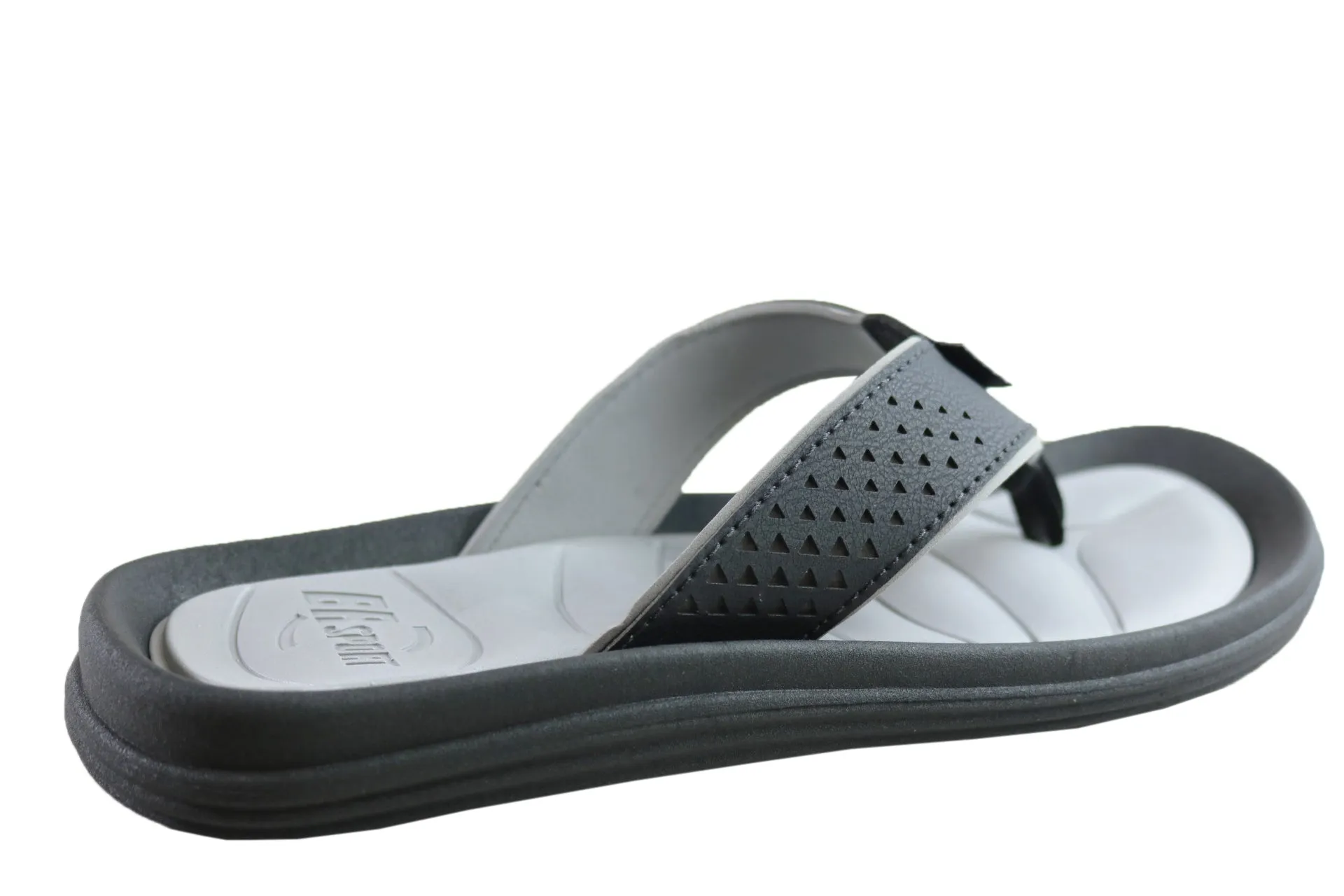 BR Sport Atlanta Mens Comfort Cushioned Thongs Sandals Made In Brazil