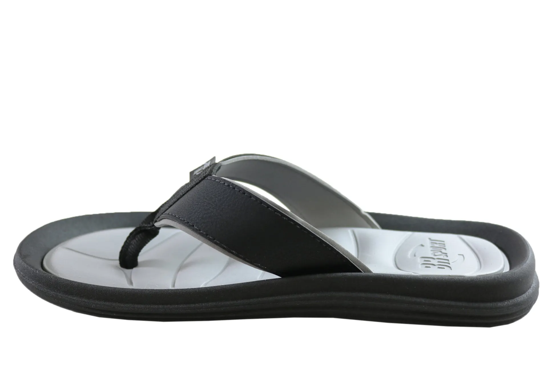 BR Sport Atlanta Mens Comfort Cushioned Thongs Sandals Made In Brazil