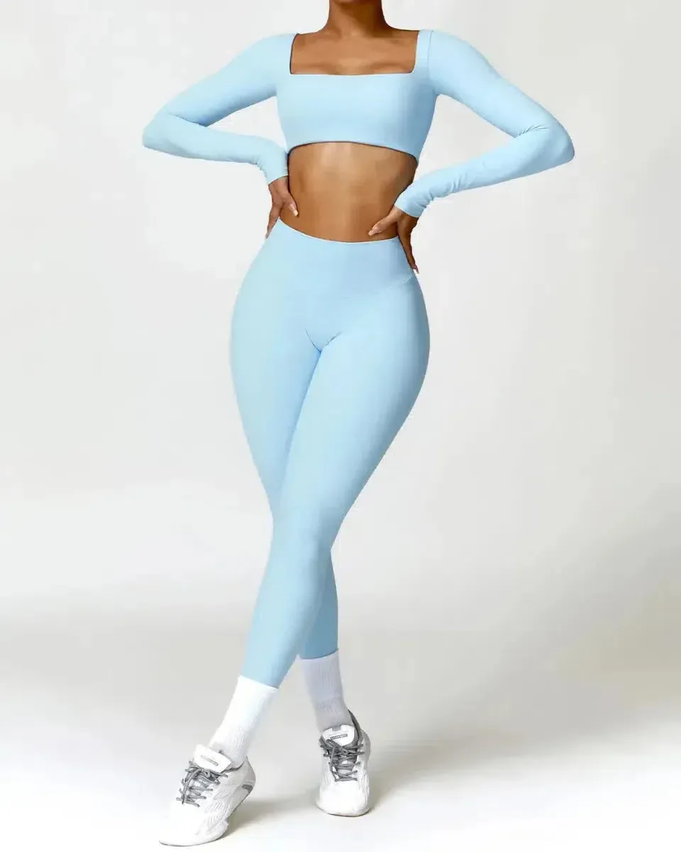 Brunella – Pastel hues – Quick-dry workout set