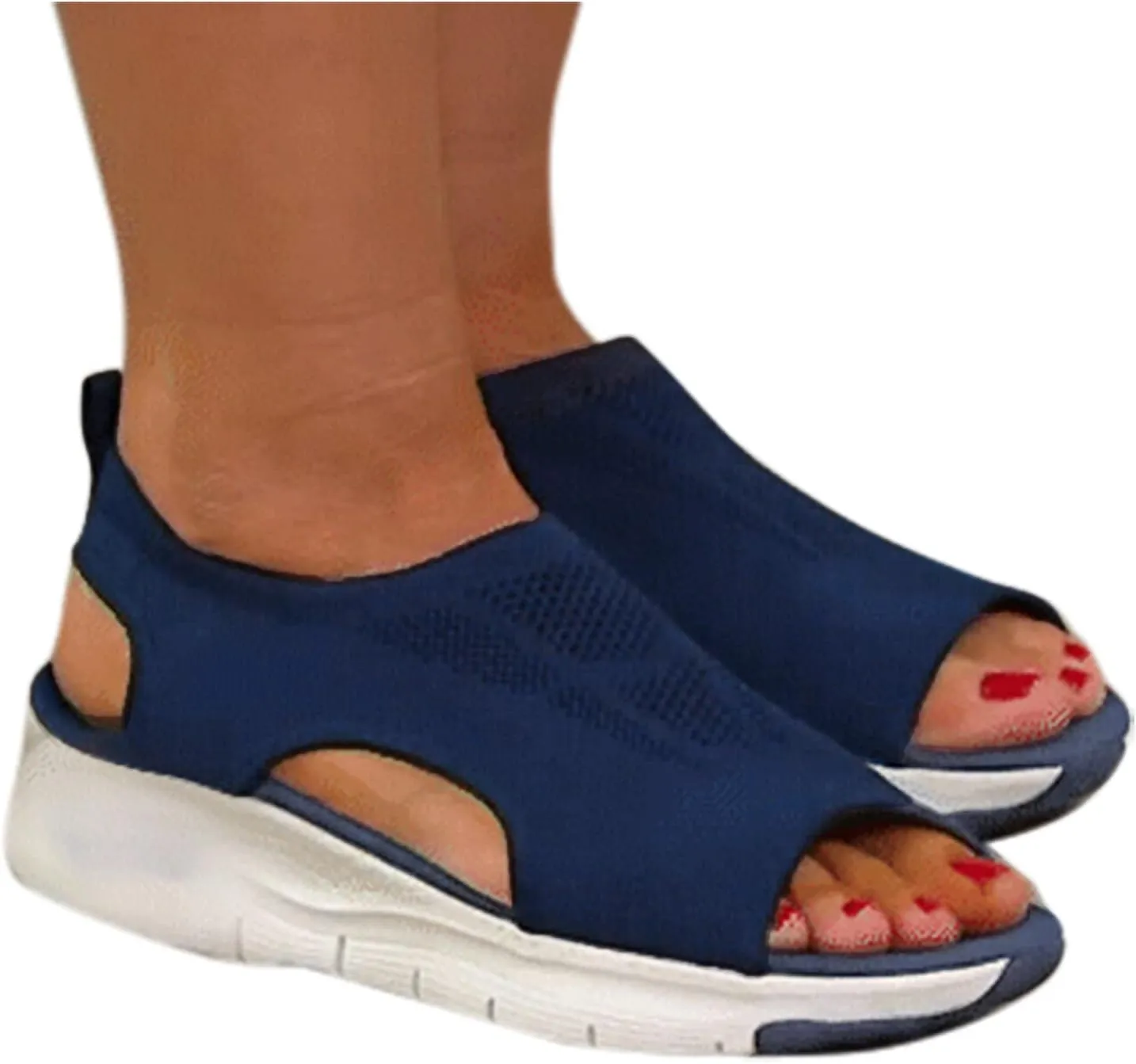 Cathalem Orthopedic Sandals for Women Arch Support 2024 Casual Summer Shoes Flip Flops Comfy Lightweight Breathable Sandals