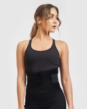 Core Trainer Post Pregnancy Belly Wrap Black