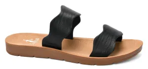 Corky's Footwear Wishy Washy Sandal Slide - Black