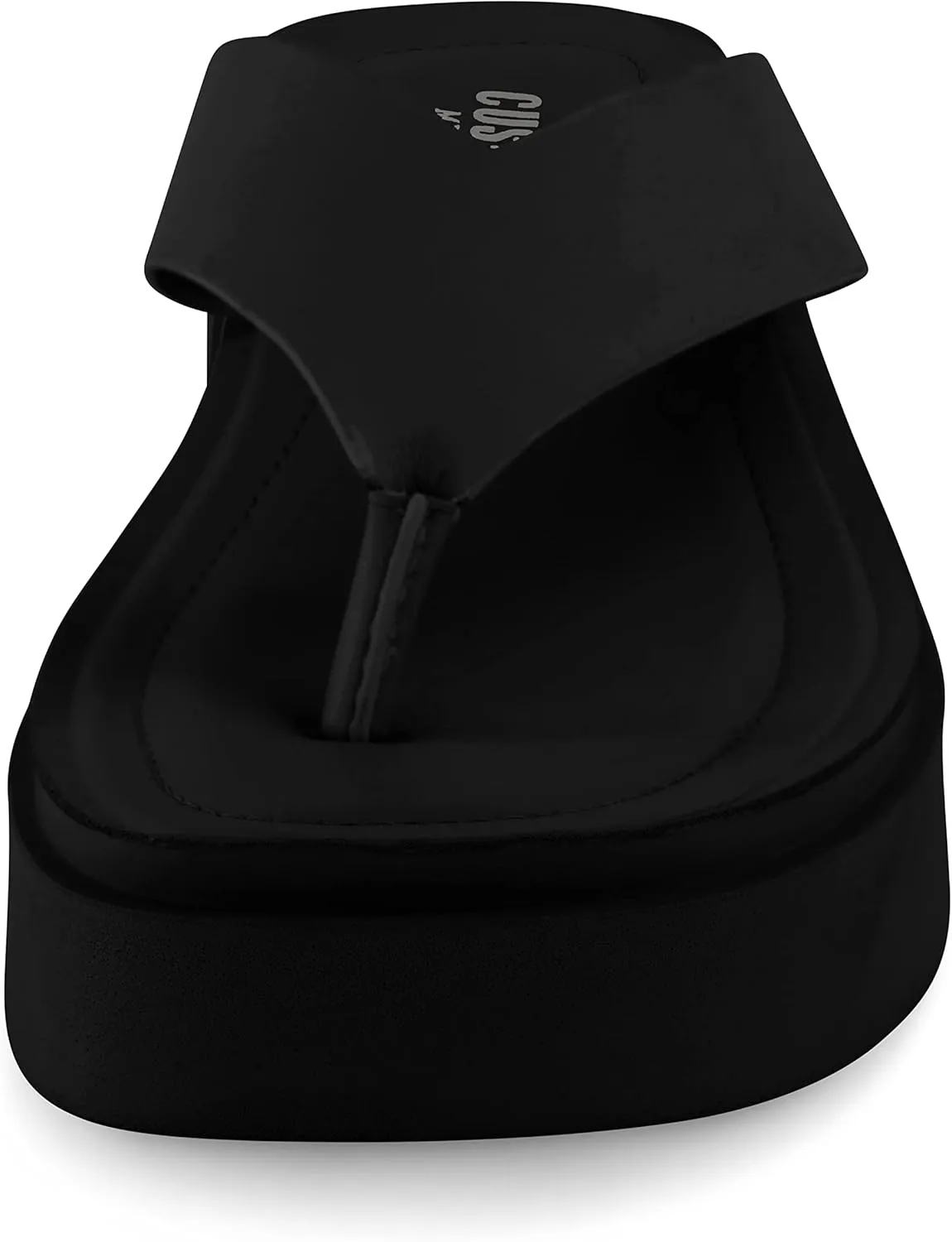 CUSHIONAIRE Women's Pippin thong platform sandal with Memory Foam