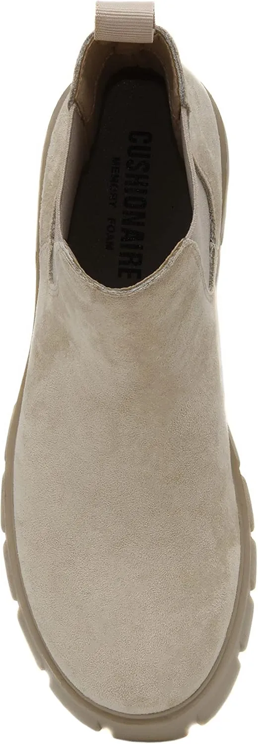 CUSHIONAIRE Women's Sasha slip on chelsea boot  Memory Foam
