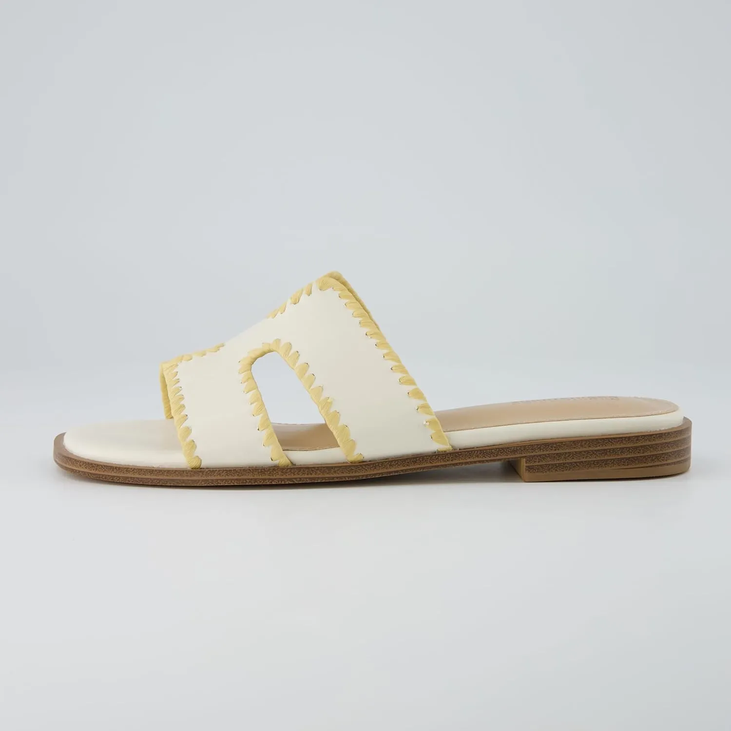 CUSHIONAIRE Women's Voyage slide sandal Memory Foam, Wide Widths Available