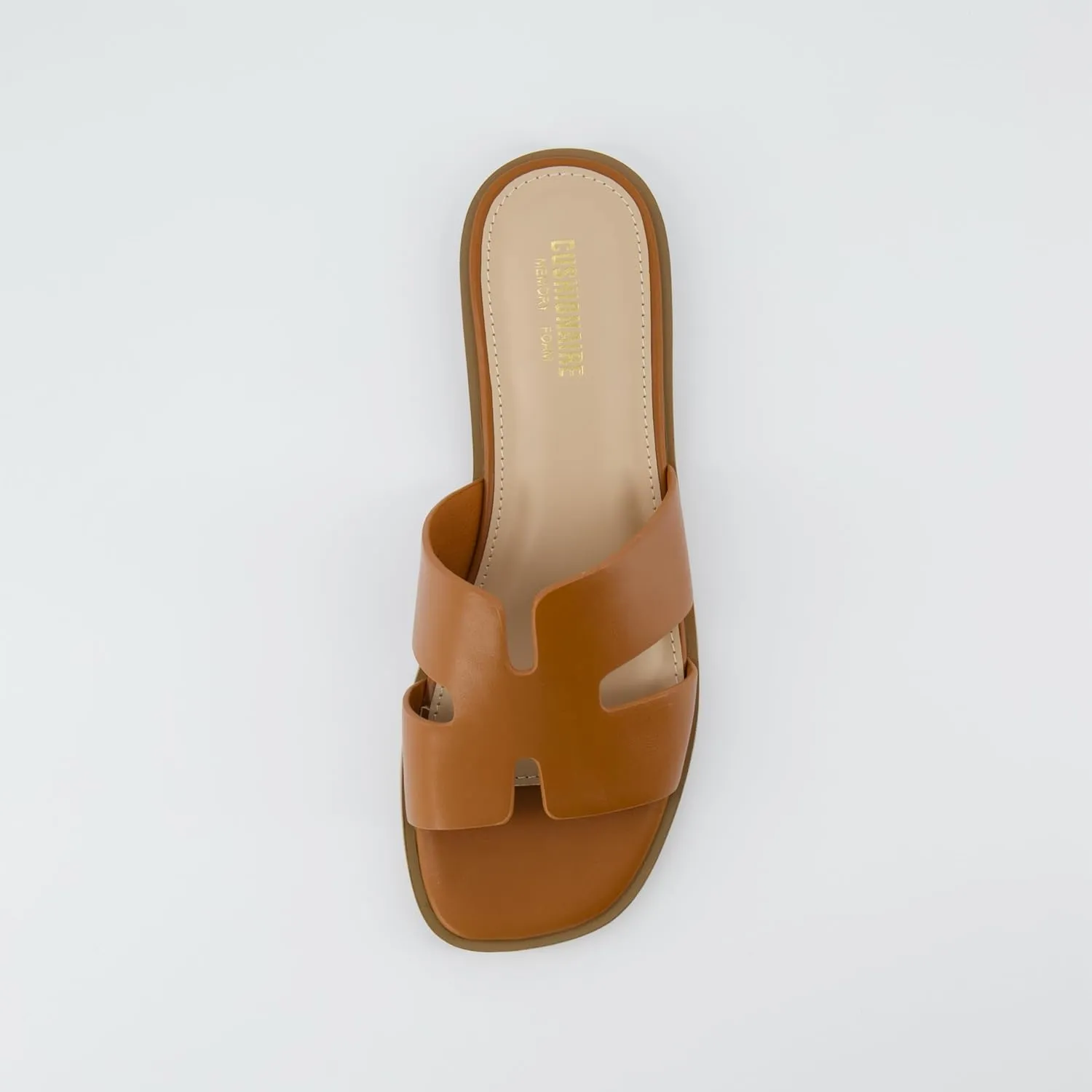 CUSHIONAIRE Women's Voyage slide sandal  Memory Foam, Wide Widths Available