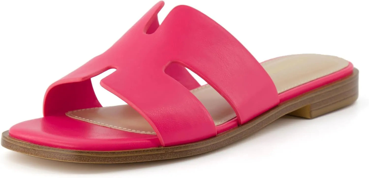 CUSHIONAIRE Women's Voyage slide sandal Memory Foam, Wide Widths Available