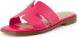 CUSHIONAIRE Women's Voyage slide sandal  Memory Foam, Wide Widths Available