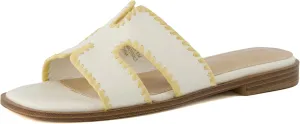CUSHIONAIRE Women's Voyage slide sandal  Memory Foam, Wide Widths Available