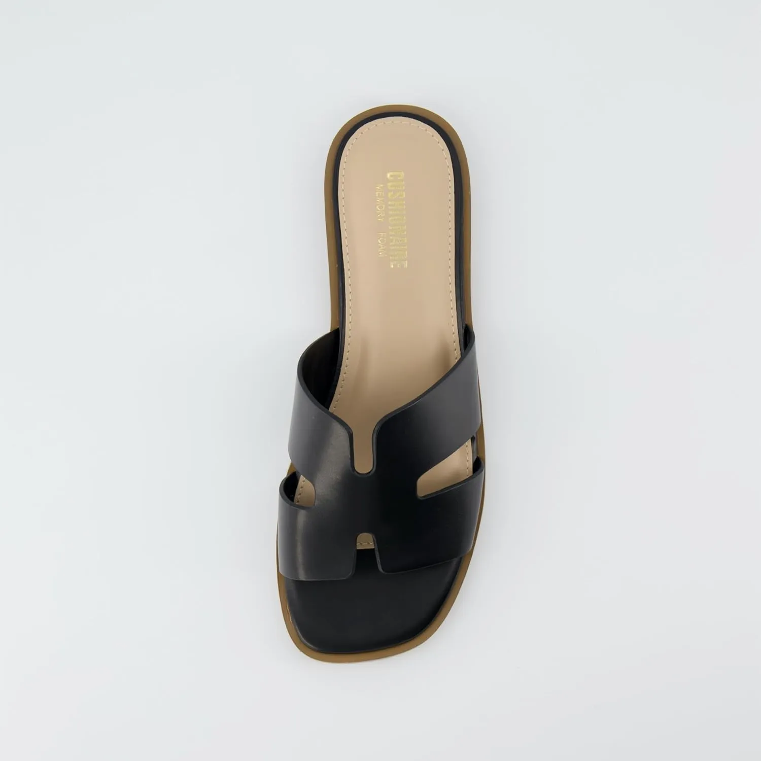 CUSHIONAIRE Women's Voyage slide sandal  Memory Foam, Wide Widths Available