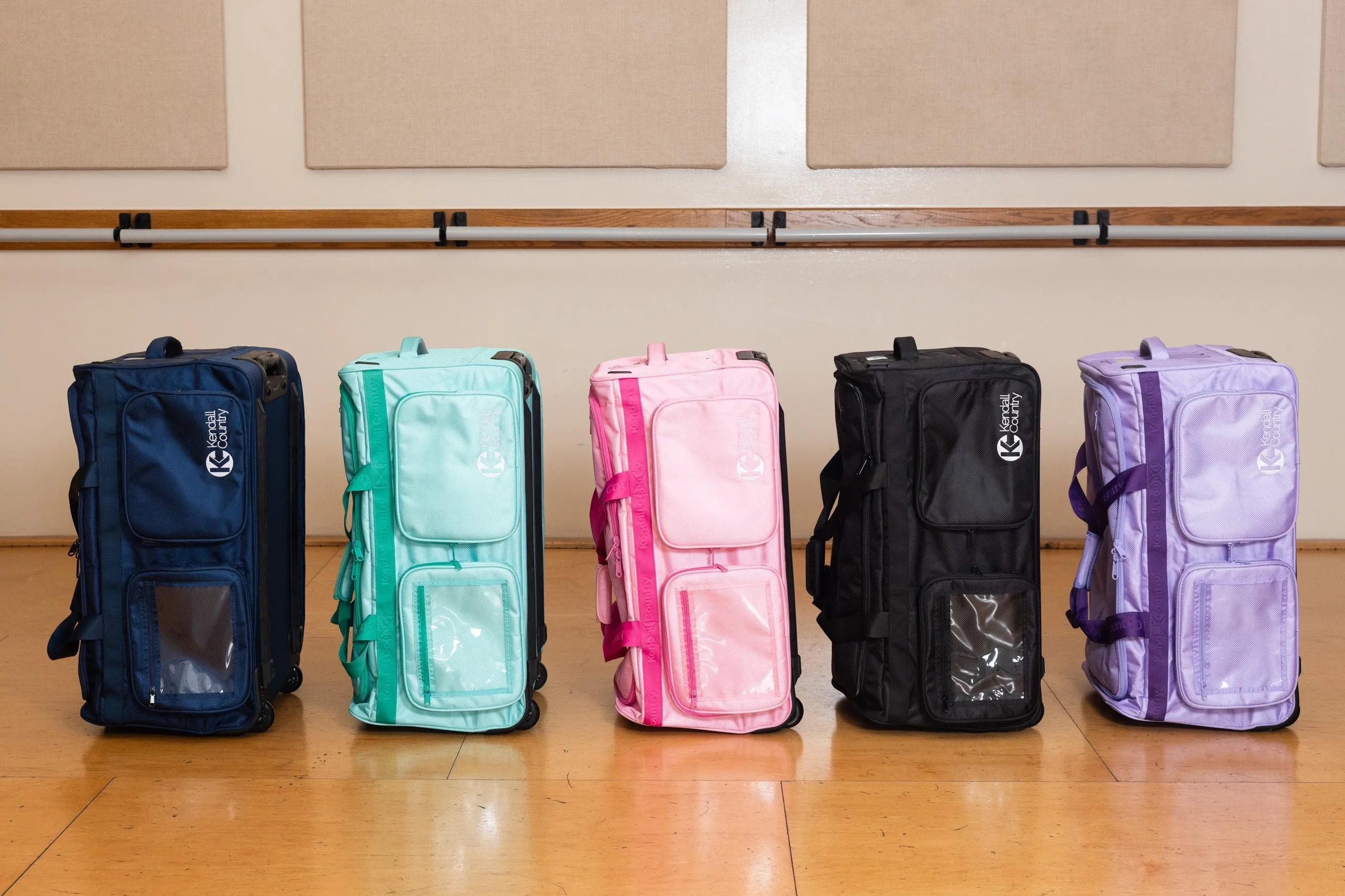 Dance Bag with Garment Rack - Lilac Purple, Large 28"