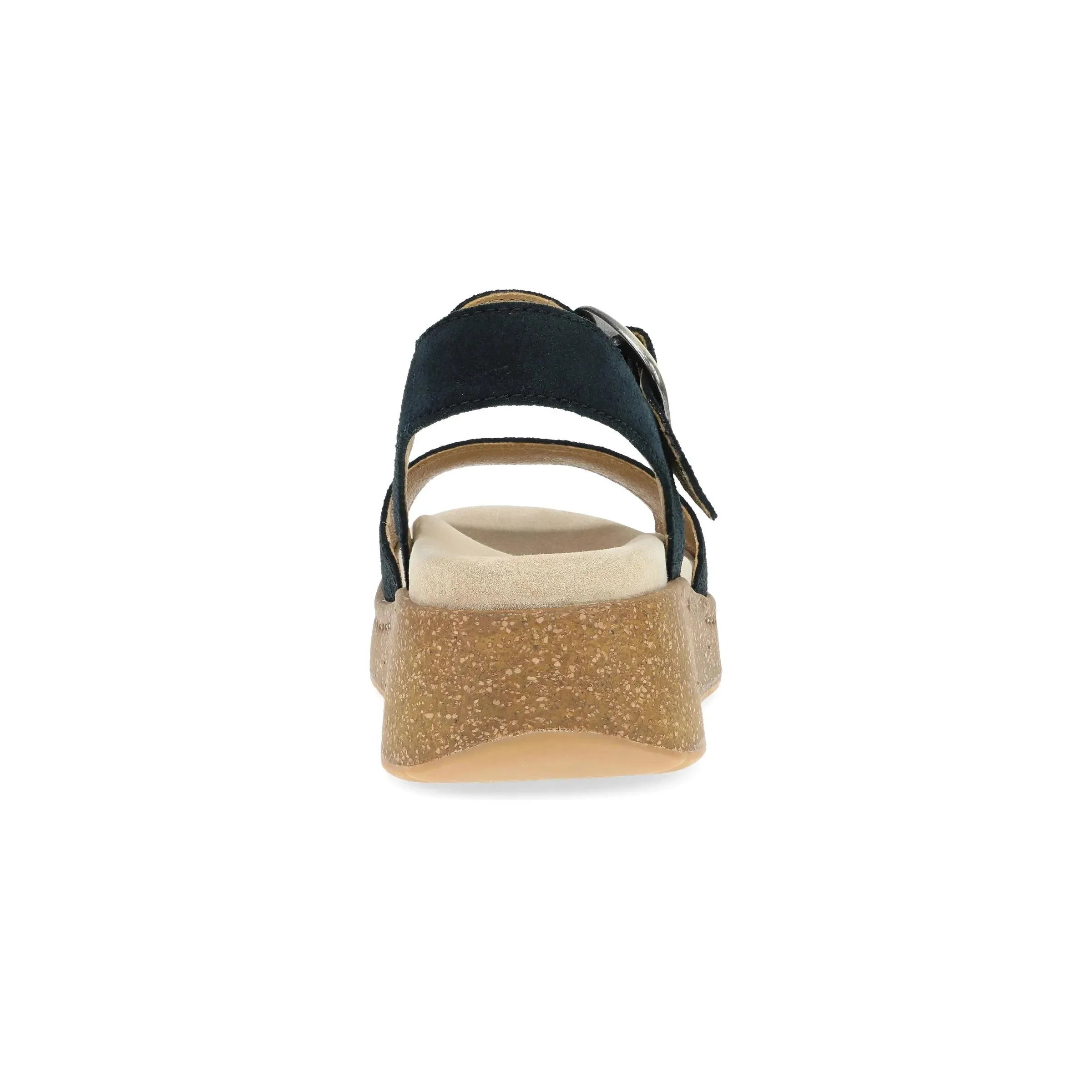 Dansko Women's Bianca Sandal - Black Burnished Suede