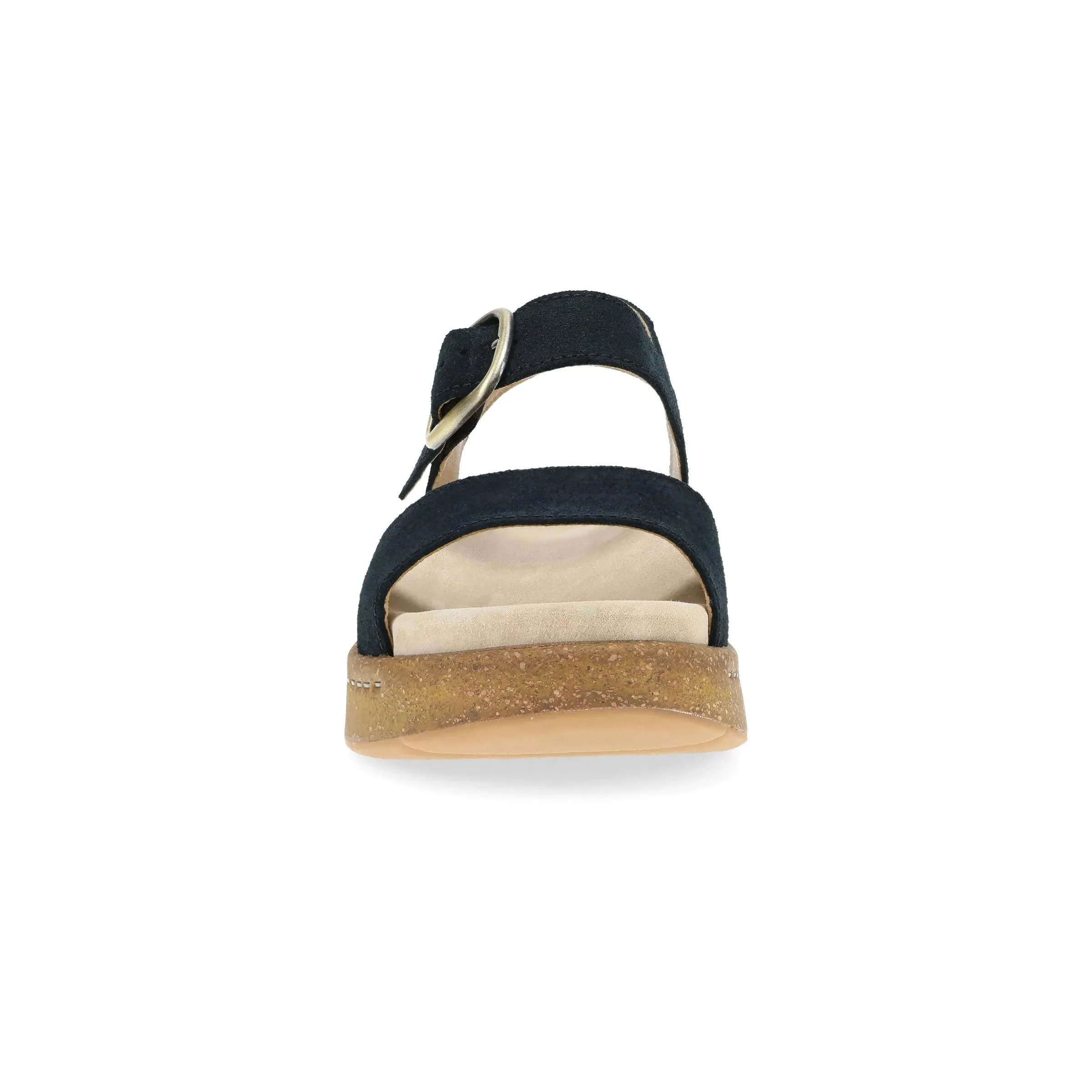 Dansko Women's Bianca Sandal - Black Burnished Suede
