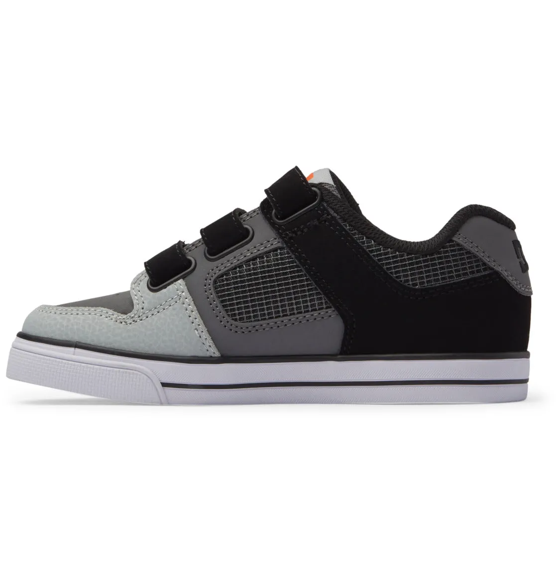 DC - Kid's Pure V Shoes (Grey/Orange)