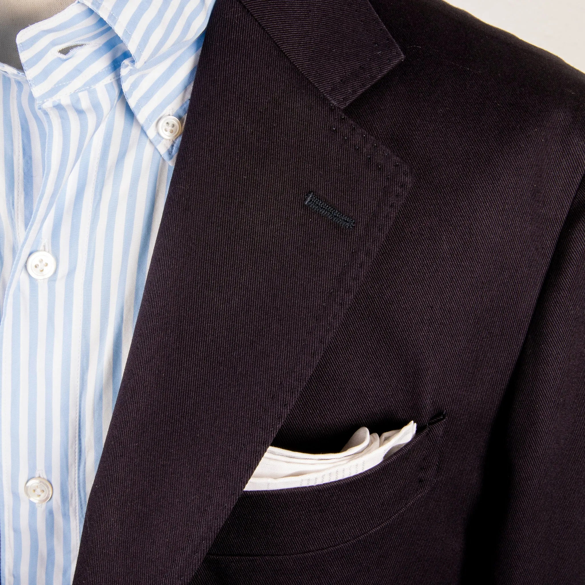 De Petrillo Posillipo Tasca in Tasca Jacket Byron Cotton Navy