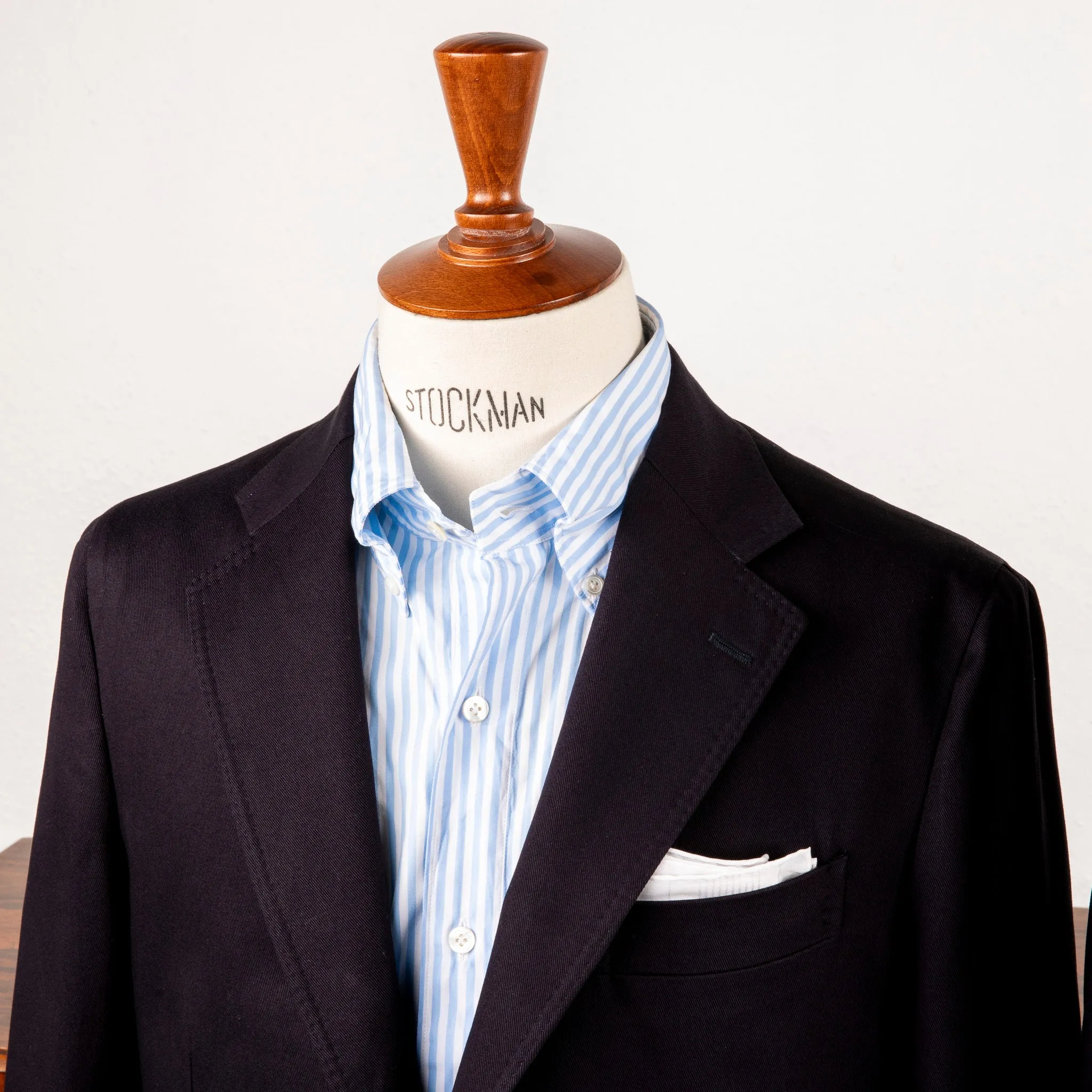 De Petrillo Posillipo Tasca in Tasca Jacket Byron Cotton Navy