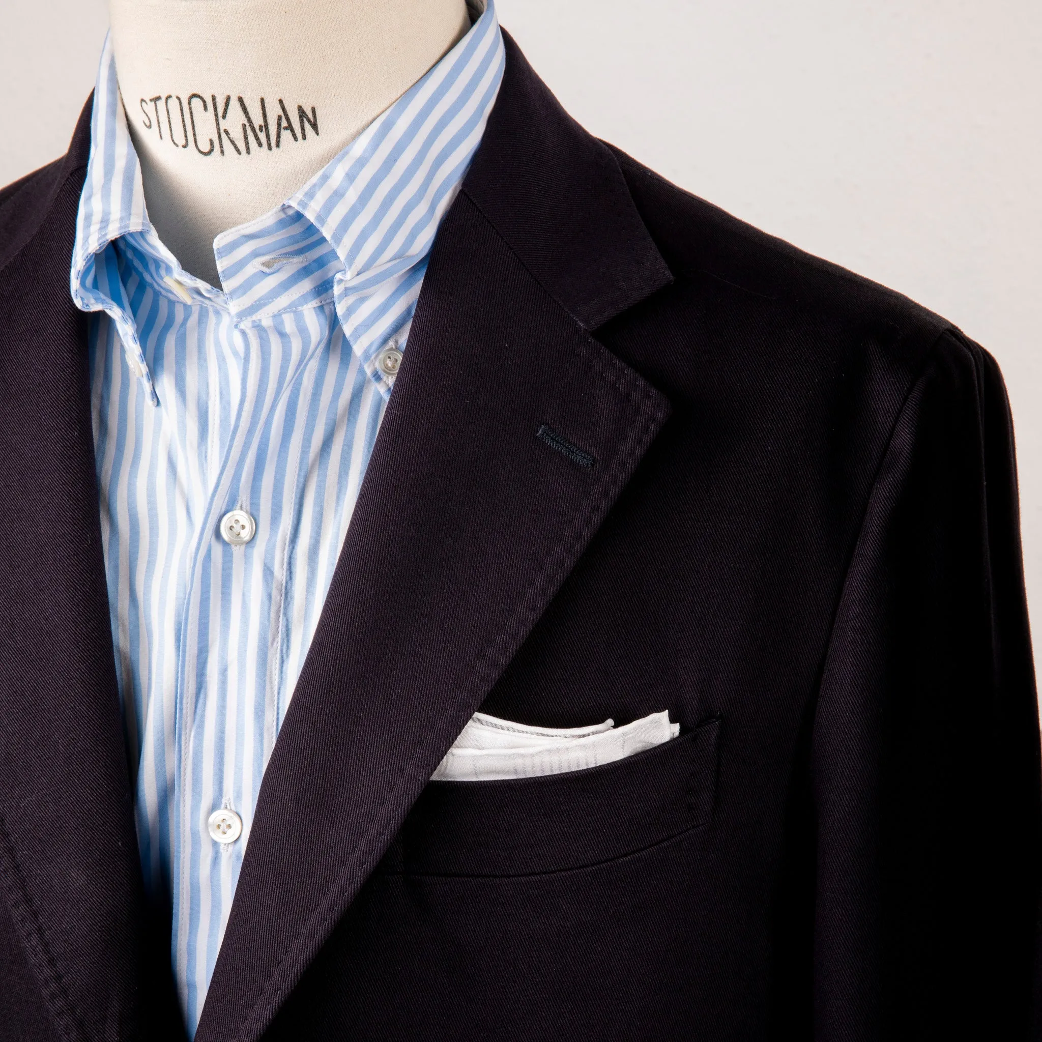 De Petrillo Posillipo Tasca in Tasca Jacket Byron Cotton Navy