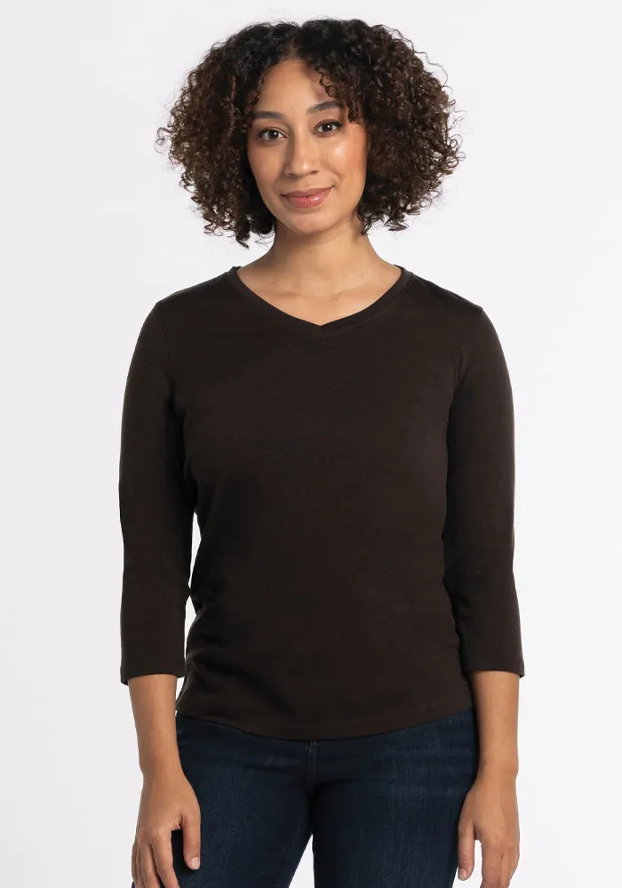Elena V Neck