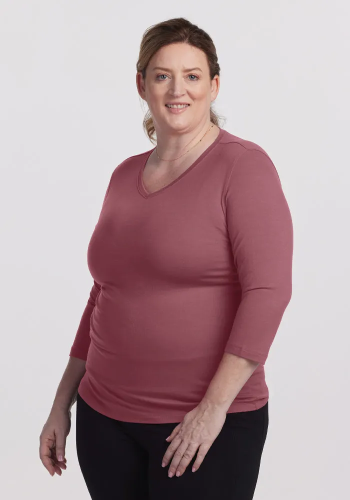 Elena V Neck