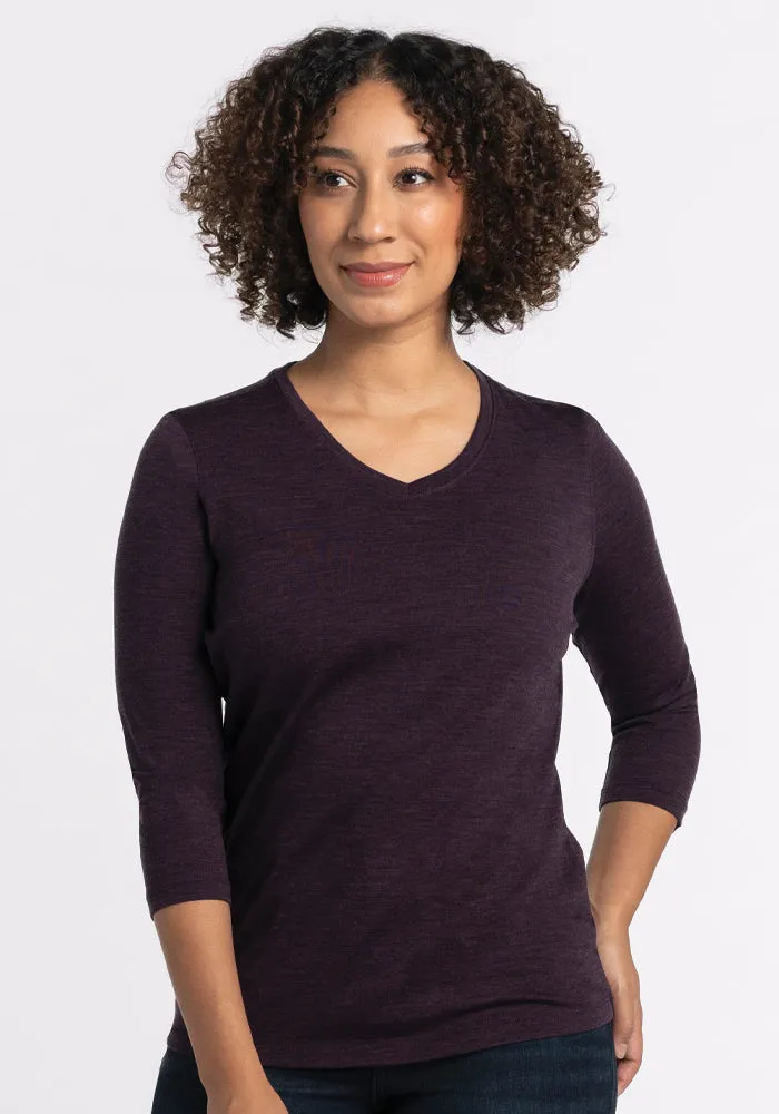 Elena V Neck