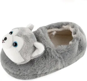 ESTAMICO Girls Boys Slippers Kids Warm Soft Boot Slipper