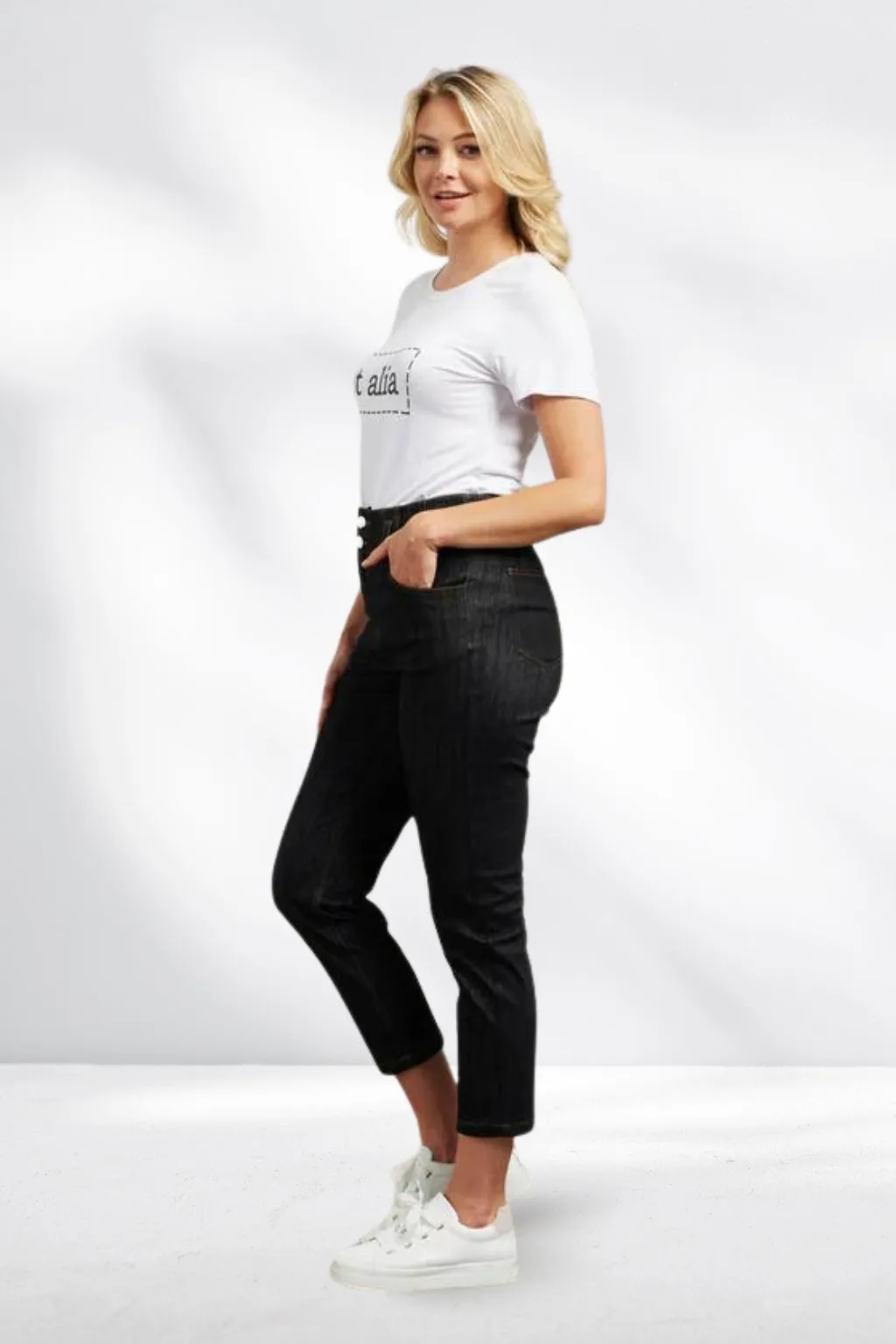 Et Alia Jane Jeans Black Wash