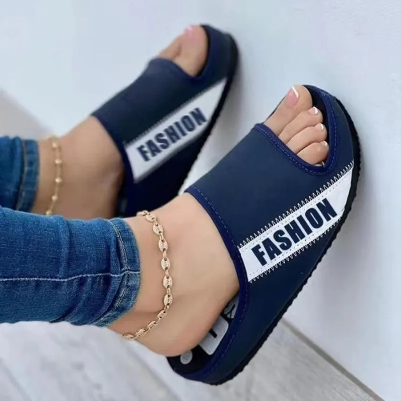 Fabric Flat Sandals