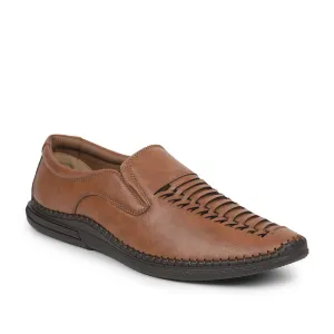 Gliders (Tan) Casual Slip on Shoes For Men SYN-43 By Liberty