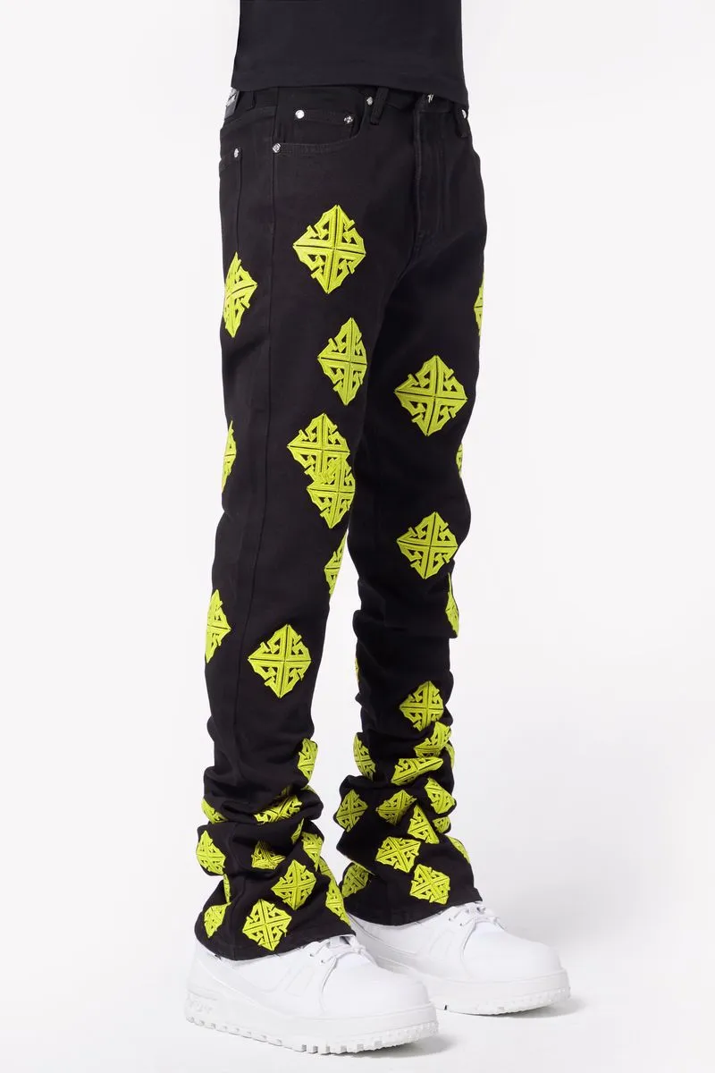 Guapi Cyber Icon Stacked Denim Jeans