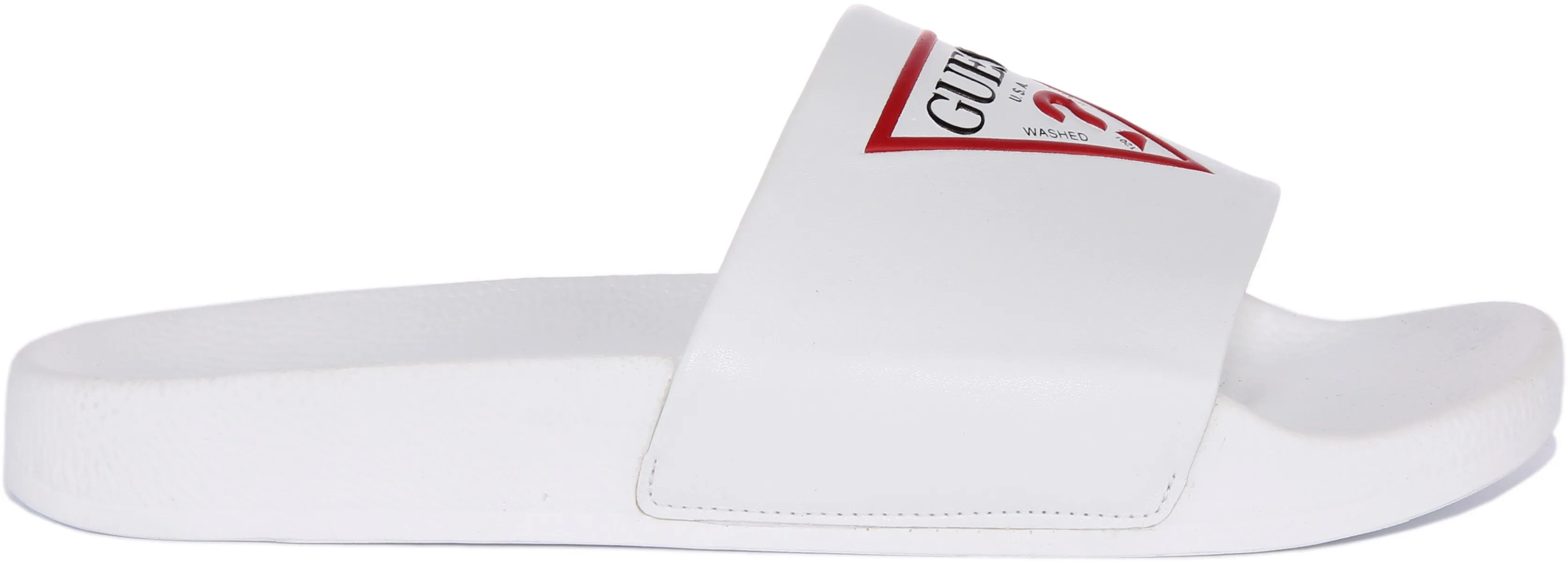 Guess Colico In White For Men Slide