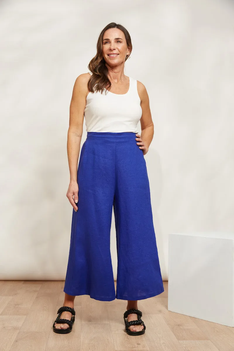 Halcyon Crop Pant, Cobalt