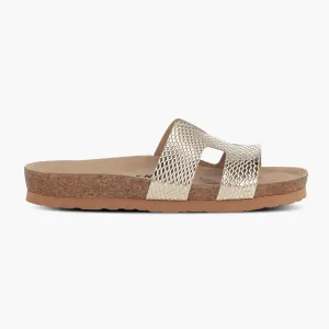 Hilary Gold Sandals